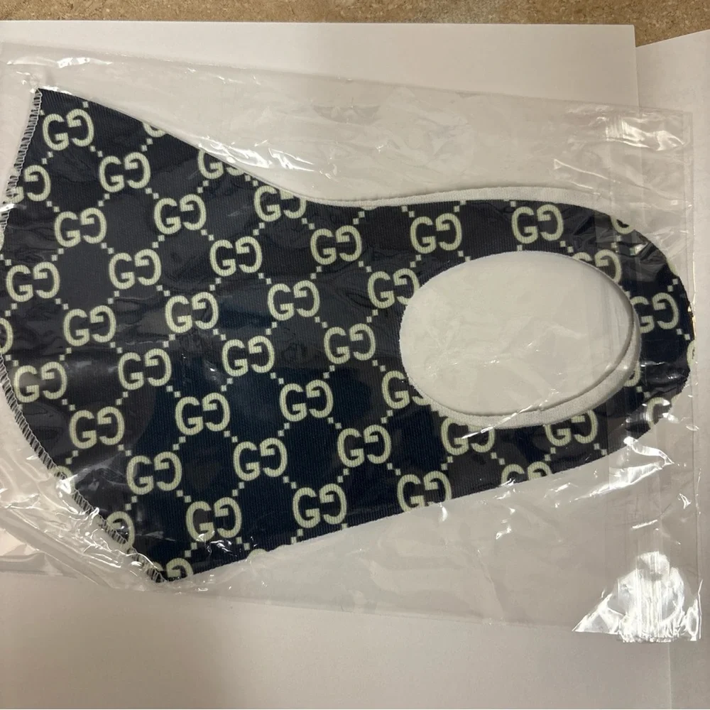 Assorted (5 pack) Designer Patterned Face Masks Set - Black, Brown, Blue